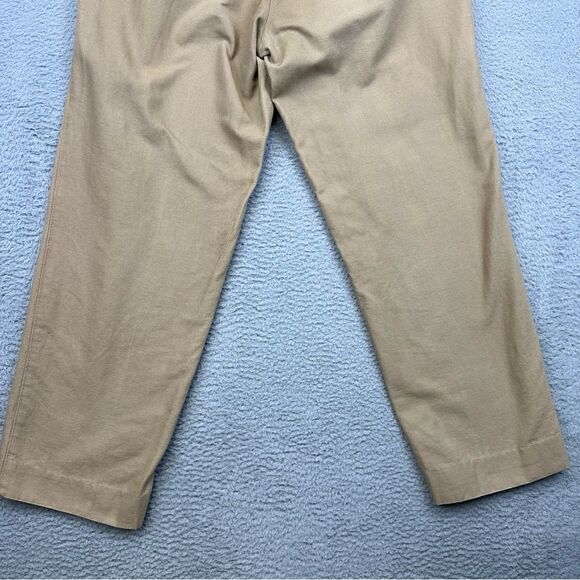 Peter Millar Pants Mens 36 Khaki Wide Leg Flat Front Casual Golf Slacks 33x29* - Picture 6 of 16